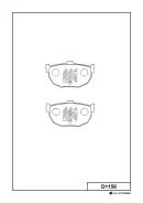 ������� ���������, ������ Nissan Bluebird (T72, T12, U12) 1.6 03.1986 - 06.1990 [178Kashiyamad1156] D1156 ����