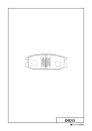 ������� ����. ���. Mitsubishi Pajero I MK Kashiyama D6013 D6013 ����