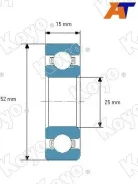 ��������� 25x52x15 KOYO 6205ZZ 6205ZZ ����