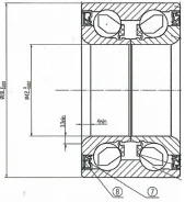 ��������� � ��������� ������ KOYO DAC4280W-9CS40 DAC4280W9CS40 ����