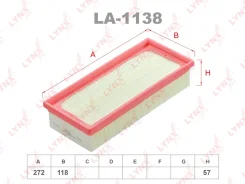 ������ ��������� LAND Rover Freelander I 2.0D 98-/ Honda Accord V-VI 2.0D 96- / Civic VI 2.0D 97- LYNX LA1138 ����
