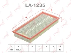 ��������� ������ ��� Mercedes-BENZ S-Class, Mercedes-BENZ E-Class E, Mercedes-BENZ SL 500 LYNXauto LA-1235 LA1235 ����