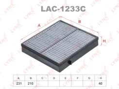 �������� ������ ������ ��� Mercedes-BENZ M-Class ML LYNXauto LAC-1233C LAC1233C ����