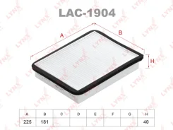 ������ ������ ��� ����������� LADA 2110, 2111, 2112 � Priora 2170-2172 ��� LADA 2110 LADA, LADA Priora, LADA 2111 LADA LYNXauto LAC-1904 LAC1904 ����