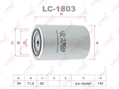 �������� ������ ��� ����������� Gazelle, Sobol, UAZ 3160 ��� GAZ Gazelle, FORD Scorpio, GAZ Sobol LYNXauto LC-1803 LC1803 ����