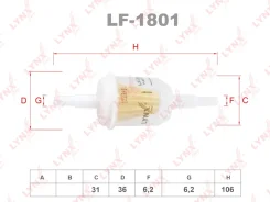 ������ ��������� LADA 2101-07/2108-099/2113-15/NIVA 2121/2131/Gazelle/Sobol LYNXauto LF1801 LF1801 ����