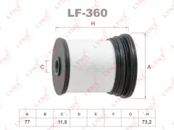 ������ ��������� �������� ��� JEEP Cherokee 13-18, JEEP Grand Cherokee, Chevrolet Captiva 2.2 LYNXauto LF-360 LF360 ����