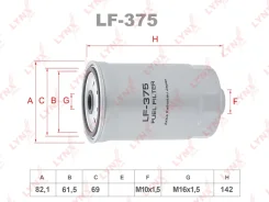��������� ������ ��� Hyundai i30, Hyundai i40, Hyundai Santa FE LYNXauto LF-375 LF375 ����