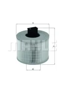 ������ ��������� LX 1035 - �����:Mahle/Knecht - ���:LX1035 (13717536006) Knecht-Mahle LX1035 LX1035 ����