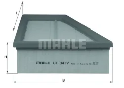 ������ ��������� - �����:Mahle/Knecht - ���:LX3477 (A2700940004) Knecht-Mahle LX3477 LX3477 ����
