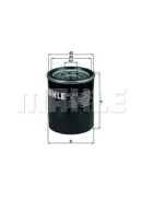 ������ �������� - �����:Mahle/Knecht - ���:OC617 (04154PR3E00) Knecht-Mahle OC617 OC617 ����