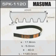 ������ ������������ 5PK-1120, 90916-02207, 99365-91120, MB813251, MD344842, 5PK1120, Masuma (C / 71 / 25) 5PK1120 ����