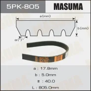 ������ ���������� Toyota Corolla, Sprinter AE80# 1CL83-87, Corolla AE86 4AGE Masuma 5PK-805 5PK805 ����