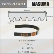 ������ ������������ 1820mm Masuma 6PK-1820 6PK1820 ����
