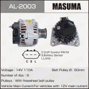 ��������� Masuma, Nissan / MRA8DE (14V/110A) AL-2003 Masuma AL2003 ����
