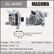��������� Masuma, Mazda / LF-VE, PE-VPS, LF-VDS (14V/110A) Masuma AL4000 ����