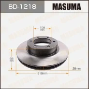 ���� ��������� Toyota Hilux/SURF ������. Masuma BD1218 ����