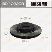 ���� ��������� Toyota Prado �����. ����. ������. Masuma BD1222DR ����