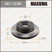 ���� ��������� Toyota Hilux �����. Masuma BD1238 ����