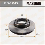 ���� ��������� Masuma, front Toyota LAND Cruiser/ FJ80L [��.2] Masuma, �������� BD1247 ����