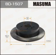 ���� ��������� Masuma, rear Toyota Highlander / GSU45L, ������ BD1507 ����