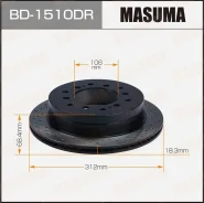 ���� ��������� Toyota LAND Cruiser �����. ����. ������. Masuma BD1510DR ����