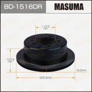 ���� ��������� Toyota LAND Cruiser �����. ����. ������. Masuma BD1516DR ����