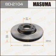 ���� ��������� Nissan Micra ���. Masuma BD2104 ����