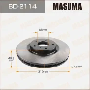 ���� ��������� Nissan Murano �����. Masuma BD2114 ����