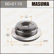 ���� ��������� Nissan Safari ����. Masuma BD2115 ����