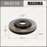 ���� ��������� Nissan Patrol ���. Masuma BD2116 ����