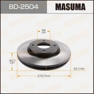 ���� ��������� Masuma front Tiida/ C11X, SC11X [���� �� 2 ��], �������� BD2504 ����