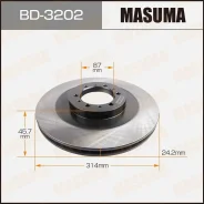 ���� ��������� Mitsubishi Pajero/Montero Masuma BD3202 ����