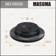 ���� ��������� Mitsubishi Pajero ����. (� ����. 2 ��. ) Masuma BD3505 ����