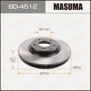 ���� ��������� Mazda CX-5 �����. (���. 2 ��. ) Masuma BD4512 ����