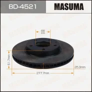 ���� ��������� Mazda 3(BN/BM) �����. (� ����. 2 ��. ) Masuma BD4521 ����