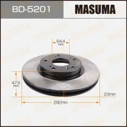 ���� ��������� Honda Civic/FR-V/Stream/CR-V �����. (���. 2 ��. ) Masuma, ������ BD5201 ����