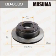 ���� ��������� Masuma BD-6503 (1/1) / rear / Bighorn / UBS73GW 8-94046-081-0, �8-94375-125-1, �8-94375-425-0, �8-94375-425-1, �8-97034-036-1, �8-97046...