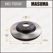 ���� ��������� Suzuki Grand Vitara II 05- �����. (���. 2 ��. ) Masuma BD7202 ����