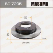 ���� ��������� Suzuki Jimny �����. Masuma BD7205 ����
