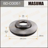 ���� ��������� Toyota Hiace �����. (� ����. 2 ��. ) Masuma BDC0051 ����