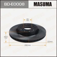 ���� ��������� Masuma, front Skoda YETI, Octavia 04- [��.2] Masuma, �������� BDE0008 ����