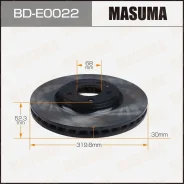 ���� ��������� AUDI Q5/A5 08- �����. Masuma BDE0022 ����