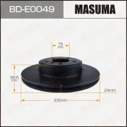 ���� ��������� BMW 5(F10) �����. Masuma BDE0049 ����
