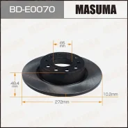 ���� ��������� VW Touran ����. Masuma BDE0070 ����
