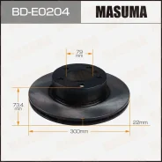 ���� ��������� BMW 3(F30/31) �����. Masuma BDE0204 ����
