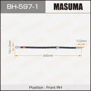 ����� ��������� Toyota LAND Cruiser/LX570 09- ����. Masuma BH5971 ����
