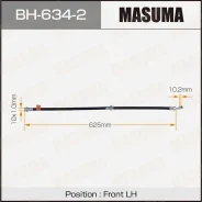 ����� ��������� Masuma BH-634-1 / N- /front/ JUKE F15E LH Masuma, ����� �������� BH6342 ����