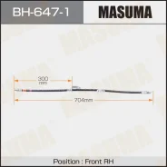 ����� ��������� Masuma T- /front/ Avensis / ZRT270L RH, ������ �������� BH6471 ����