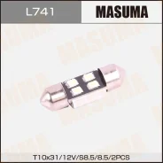 ����� ��������� ������ Masuma Festoon C5W (SV8,5, T10x31) 12V 10W (LED), L741 L741 L741 ����